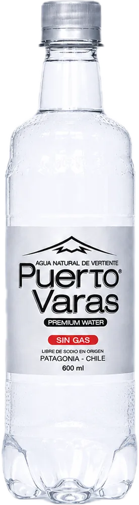 PET 600 ml sin gas Agua Puerto Varas